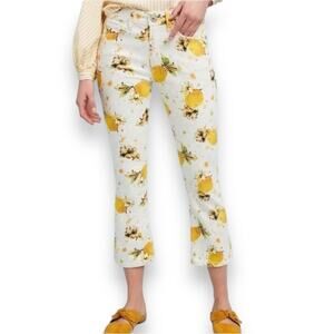 Anthropologie Pilcro Lemon Grove High-Rise Cropped Bootcut Jeans Women’s Size 29